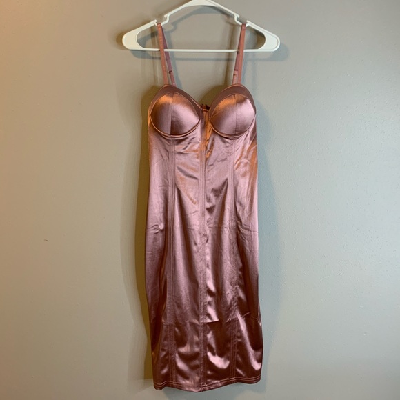 Fashion nova mauve midi dress - Picture 2 of 5